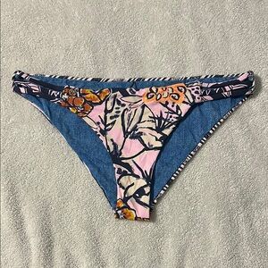 Maaji Blue Reversible Bikini Bottoms